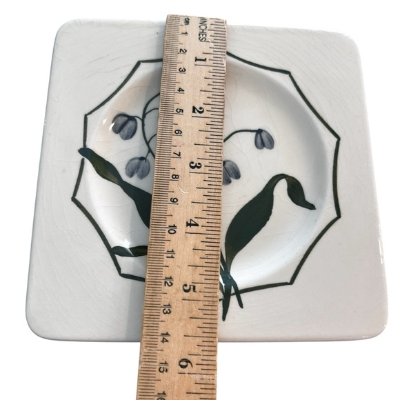 Gien France Dessert Plates Lily Of The Valley Set Of Four 5.5” X 5.5” - Picture 12 of 14